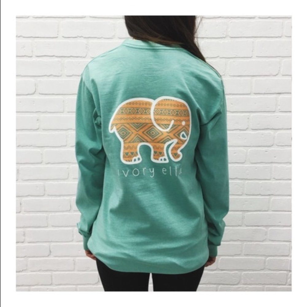 Ivory Ella OG 2015 Pocketed Seafoam Aztec Print